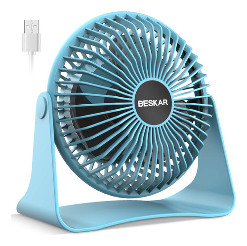 Beskar Ventilador De Escritorio Pequeo Usb  Ventilador Portt