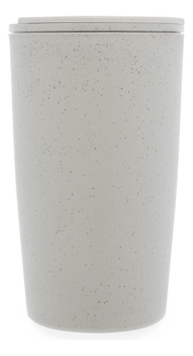 Copo Térmico Parede Dupla Lyor Branco De Bambu E Pp 500ml