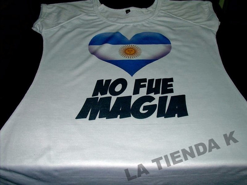 Imagen 4 de 10 de Remera No Fue Magia Todos Los Talles Hasta El 3xl