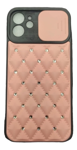 Case Protector Cubre Cámara Con Brillo Para iPhone 12 6.1