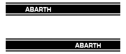 Adesivo Faixa Lateral Fiat Marea Abarth - Mreaw02