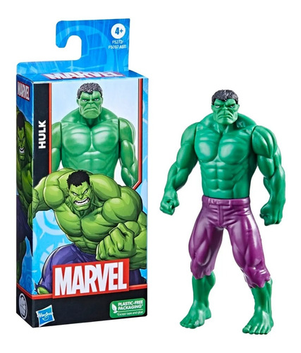 Figura Hasbro De 15cm Hulk Marvel Avengers Articulado Febo