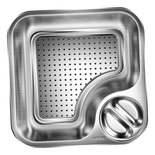 Bandeja Para Servir Bolas De De Acero Inoxidable Con Soporte