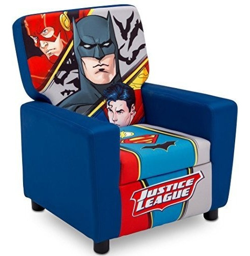 Silla Tapizada Con Respaldo Alto Delta Children Dc Comics Ju