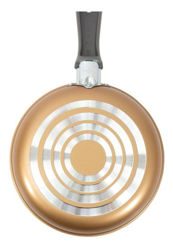 Imagen 2 de 9 de Sartén 16 Cm. Gold Metalizado Ilko