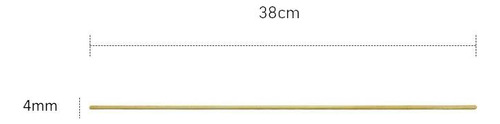 Varetas De Madeira P/ Difusor 38cm Pacote Com 100 Unidades