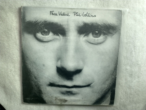 Phil Collins  Face Value  Lp Vinilo Exelente Estado.