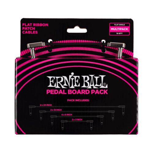 Ernie Ball Flat Ribbon Patch Cables, Pedal Board Multi-p Eeb