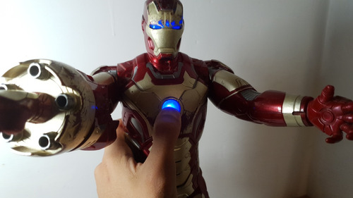 Iron Man | Iron Man Ataque Sonico | Figura De Acción (Usado)
