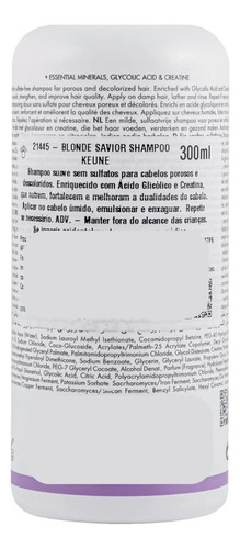 Kit Shampoo E Máscara Keune Home Care Blonde Savior