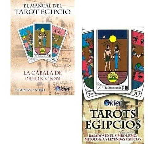 Pack Tarots Egipcios - Manual + Mazo 