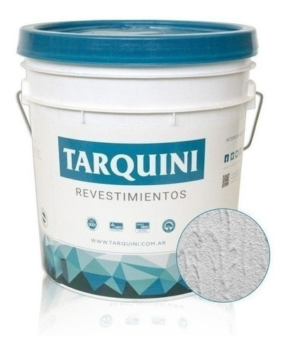 Revestimiento Tarquini Cuarzo Plast Fino 20kg Blanco Tiza