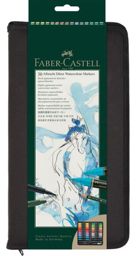 Set Marcadores Acuarelables A.dürer Faber-castell X30 Color No Aplica