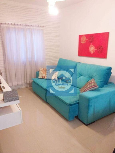 Imagem 2 de 30 de Casa Com 3 Dormitórios À Venda, 80 M² Por R$ 424.000,00 - Estuário - Santos/sp - Ca1313