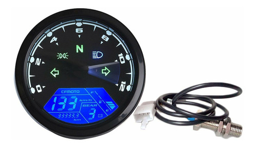 12000rpm 6 Engranajes Universal Motocicleta Lcd Digital 199k