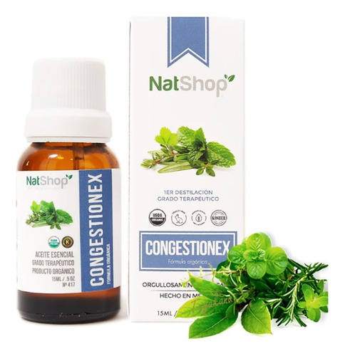 Congestionex - Aceite Esencial - Orgánico - 15 Ml Natshop