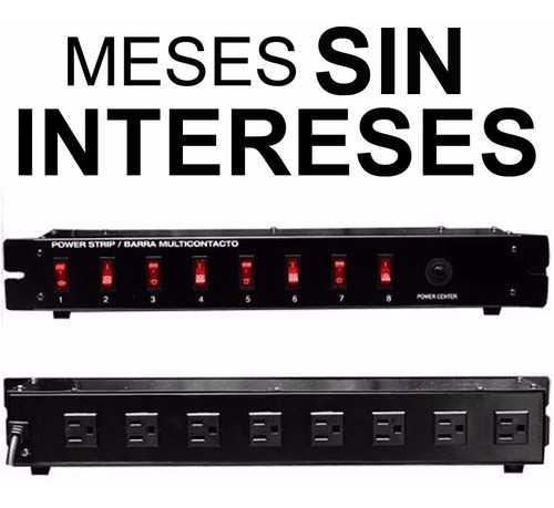 Vecctronica: Switchera Multicontacto 8 Entradas Para Rack