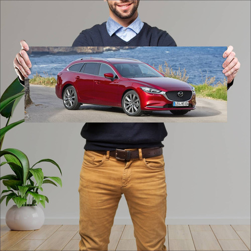 Cuadro 30x80cm Auto 2018 Mazda6 Wagon Auto 121