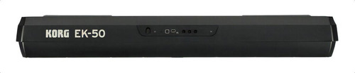 Teclado Korg Ek-50 Entertainer, teclado preto sensível de 61 teclas
