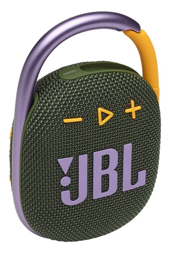 Parlante Portatil Jbl Clip 4 Bluetooth Verde Tranza