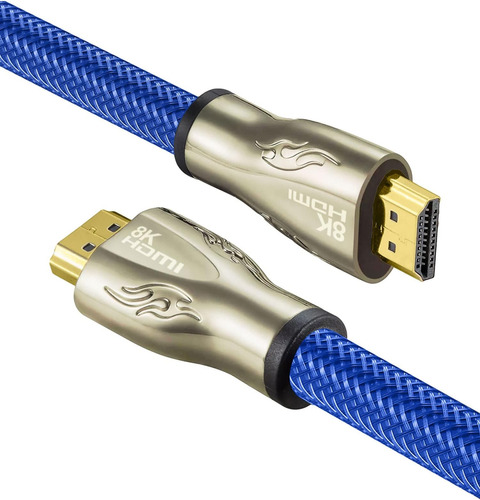 Cable Hdmi 8k Cable Hdmi 2.1 Trenzado De Ultra Velocidad 48 