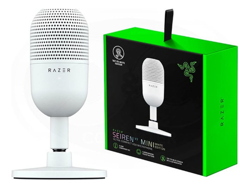 Micrófono Razer Seiren V3 Mini Compact Streaming Usb Blanco