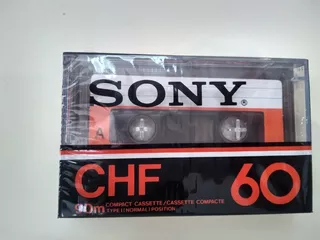 Cassette Sony Audio Virgen Chf 60 Sellado Nuevo Original