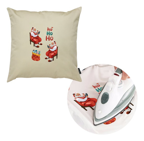 Aplique Para Roupa Termocolante De Natal, Papai Noel, Ho Ho