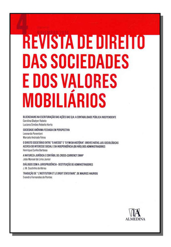 Libro Rev De Direito Soc Val Mobiliarios N 04 01ed 16 De Fra