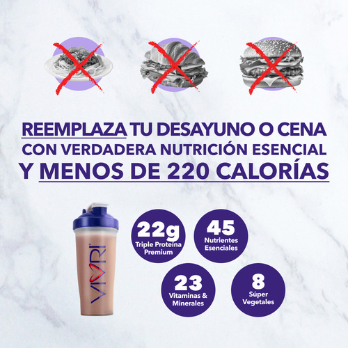 Vivri Shake Me! Royal Chocolate Sustituye La Comida