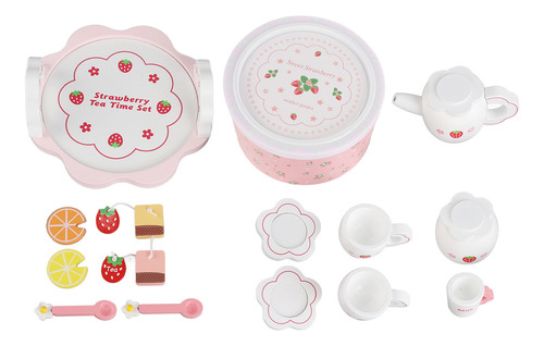 Set De Té De Madera