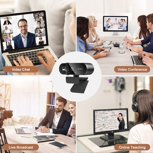 Webcam 4k Cámara Web Mini 30fps Usb Con Micrófono