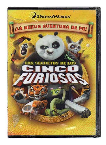 Kung Fu Panda Los Secretos De Los Cinco Furiosos Películ Dvd