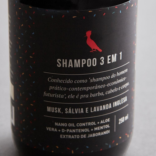 Shampoo 3 X 1 250ml Musk