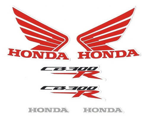 Kit Adesivo Jogo Faixas Moto Honda Cb 300r 2014 Branca