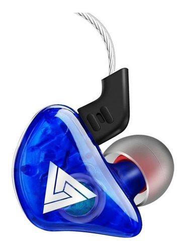 Imagen 2 de 2 de Audífonos in-ear QKZ CK5 azul