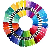Comprar Hilo Para Bordar Color Arcoíris 50 Madejas Por Paquete Hilos