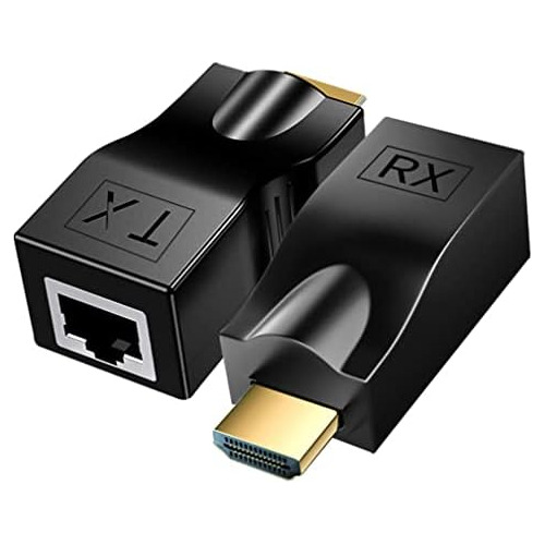 Adaptador Extensor Hdmi Sobre Cat5e/6 (1 Par), Repetido...