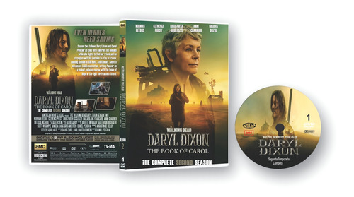 Daryl Dixon Temporada 2, Dvd Full. 3 Discos, Español