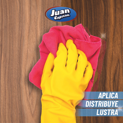 Juan Capitán Madera: Aceite Lustrador y Limpiador de Madera y Muebles 10 Unidades de 500 Mls.