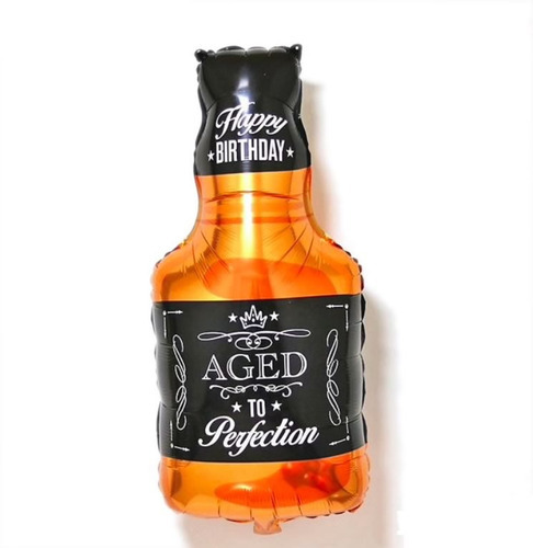 Kit Com 4 Balões De Festa Grandes Metalizados Bebidas Copo