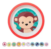 Comprar Pratinho Bebe Prático Fácil Limpar Buba Raso Macaco 08973