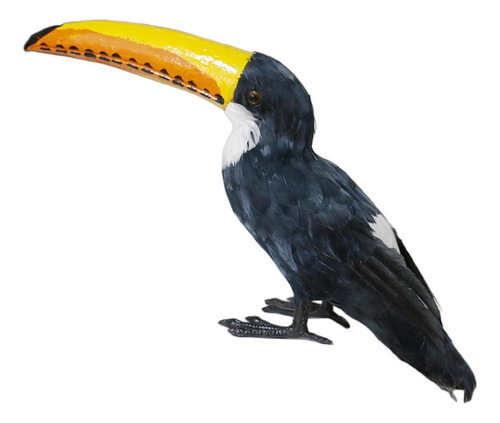 Tucán De Pájaro De Pluma Realista Hecho A Mano Para