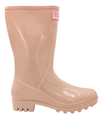 Botas Para Lluvia Antiderrapante Mujer Colores Jelly Oferta