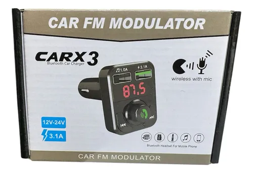 comprar Transmisor Cargador De Carro Lector Micro Sd Bluetooth 3.1 A