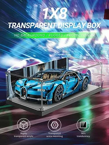 Vitrina Acrílica Para Lego Bugatti Chiron 42083, Antipolvo,