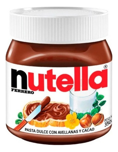 Pasta Ferrero Para Untar Sabor Nutella X350gr - Cotillón Waf