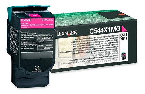 Toner Lexmark Original C544x Negro Color C544 X544