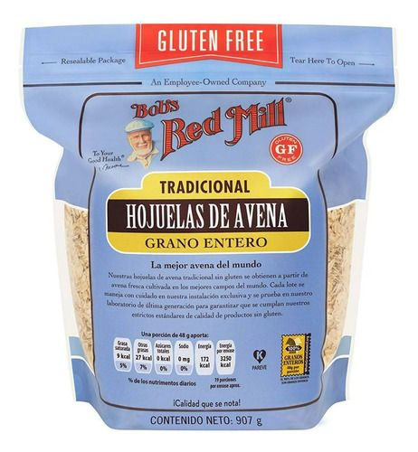Avena Bob's Red Mill Tradicional Grano Entero 907 G