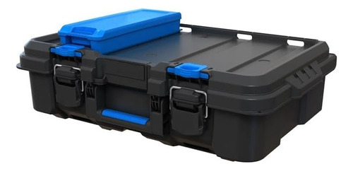 Caja Herramienta S Divisor Organizador Azul Color Negro